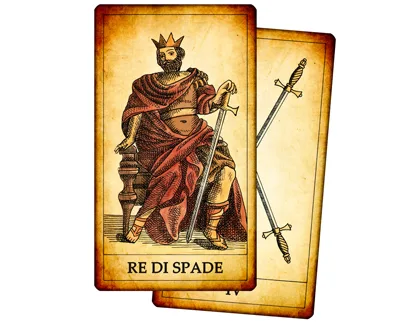 carte di spade dei tarocchi